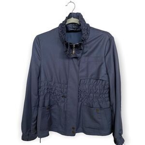 Due Per Due ruffle detail jacket SZ M